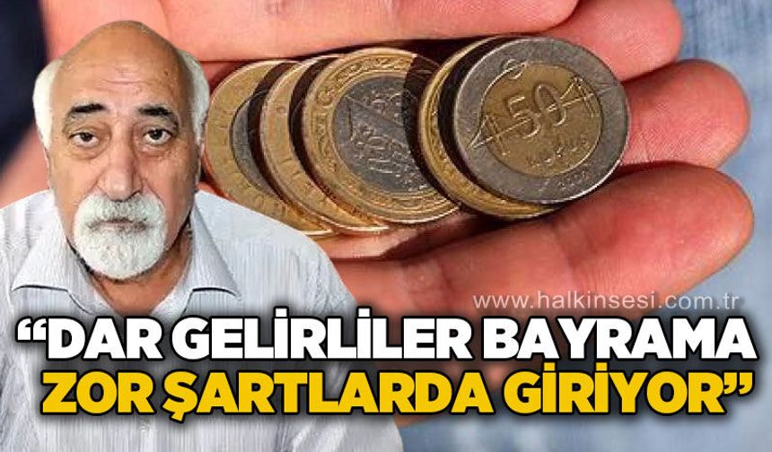 Şube Başkanı Ali Topaloğlu'ndan bayram öncesi ekonomik eleştiri: “Dar gelirli bayrama zor şartlarda giriyor”