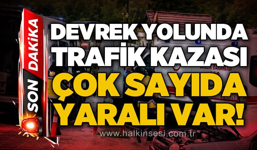 Zonguldak - Devrek yolunda kaza: 6 yaralı
