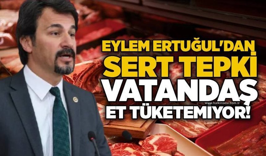 Eylem Ertuğul'dan sert tepki: Vatandaş et tüketemiyor!