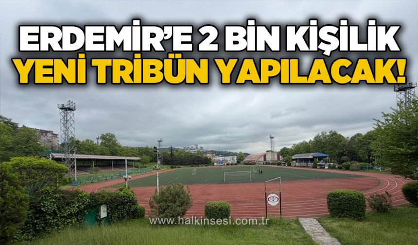 Erdemir’e 2 Bin kişilik yeni tribün yapılacak!