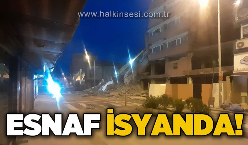 Gazipaşa tozlarla kaplandı, esnaf isyanda!