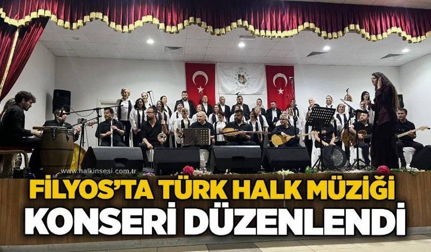 Filyos’ta Türk Halk Müziği konseri düzenlendi