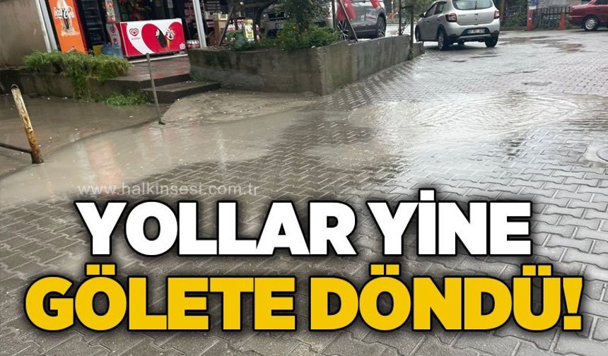 Yollar yine gölete döndü