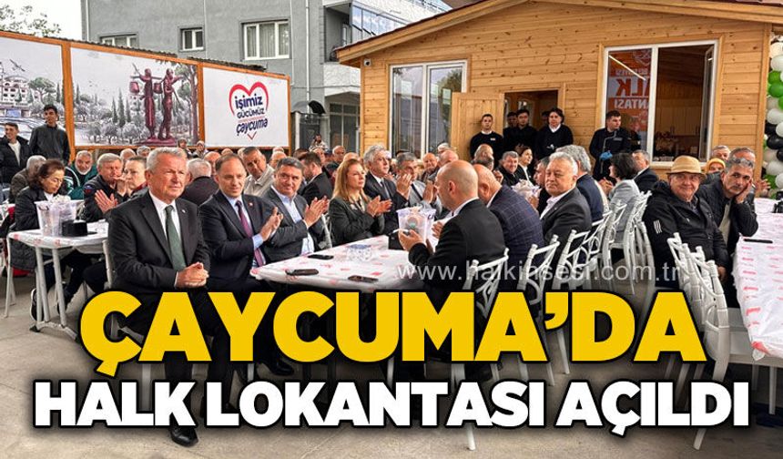 Çaycuma Belediyesi Halk Lokantası’nı hizmete açtı