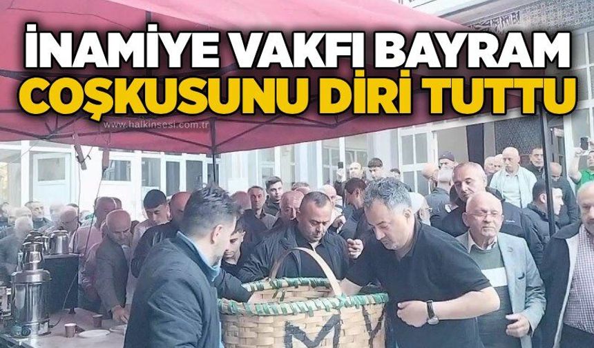 İnamiye Vakfı bayram coşkusunu diri tuttu