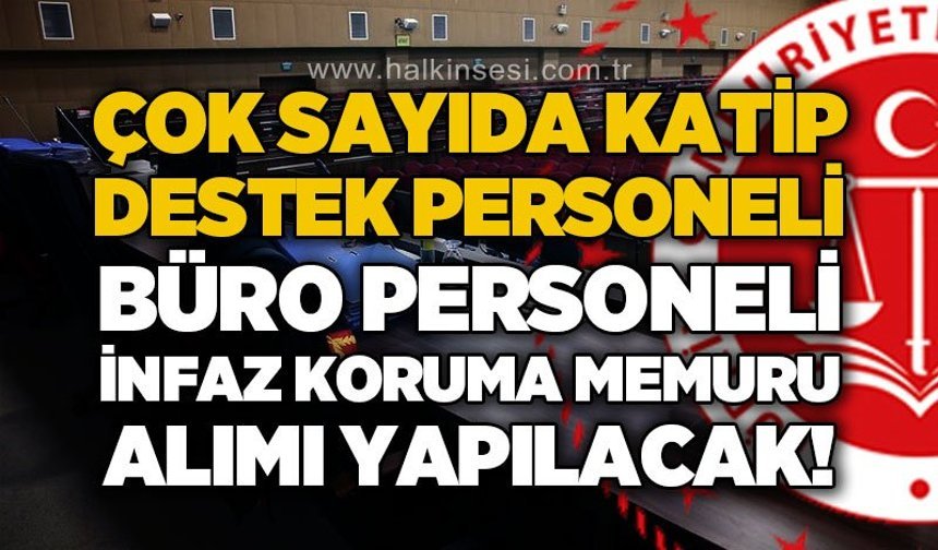 Adalet Bakanlığı’ndan 15 Bin Sözleşmeli Personel Alımı: Kadrolar Açıklandı