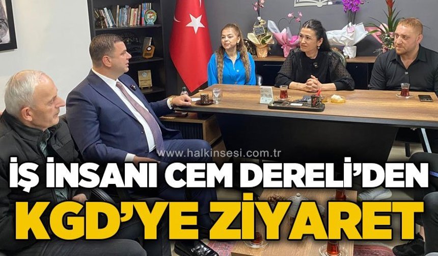 İş İnsanı Cem Dereli’den KGD’ye ziyaret