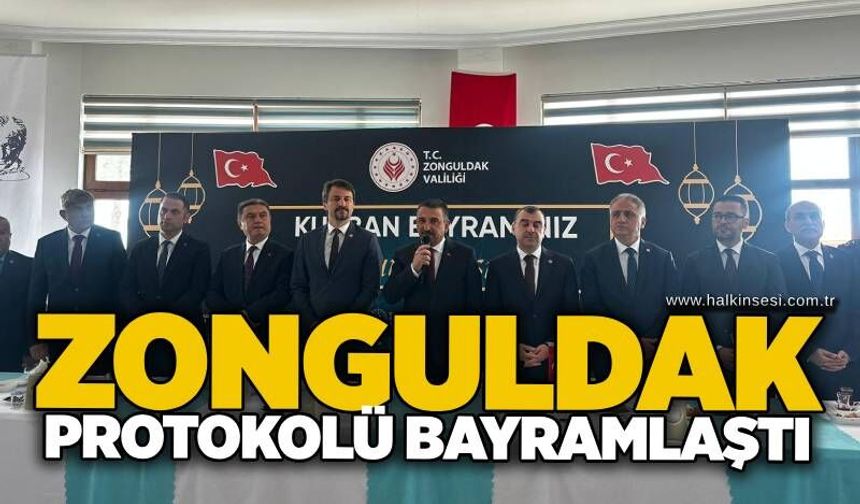 Zonguldak Protokolü bayramlaştı