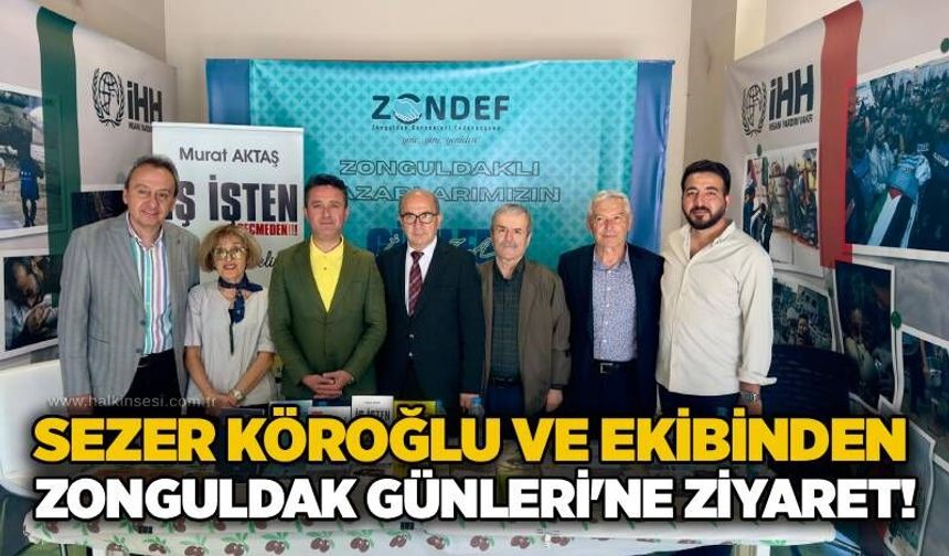 Sezer Köroğlu ve ekibinden Zonguldak Günleri'ne ziyaret!