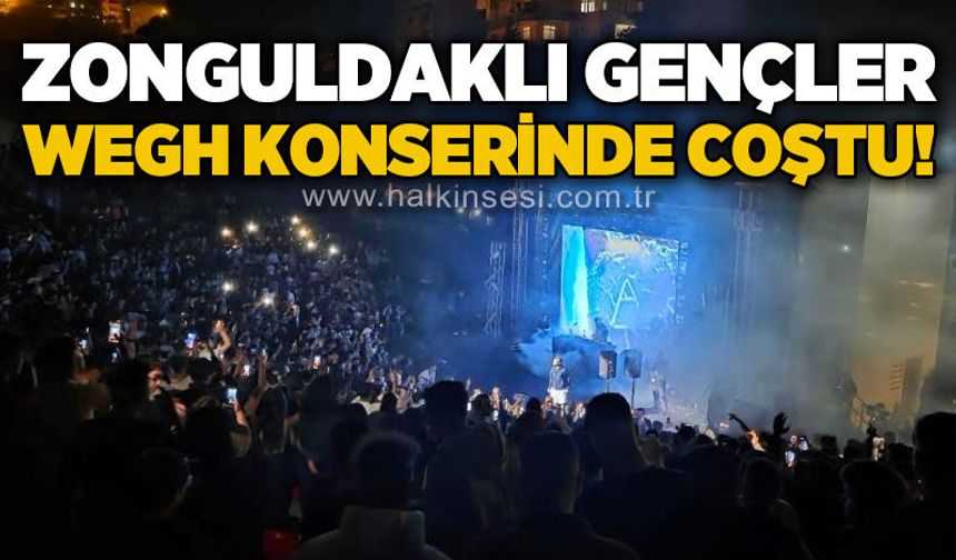 Karadeniz Ereğli’de Wegh konserine yoğun ilgi