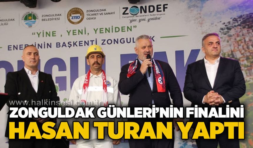 Zonguldak Günleri'nin finalini Hasan Turan yaptı
