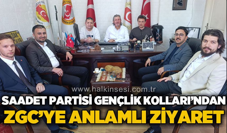 Saadet Partisi Gençlik Kolları'ndan ZGC'ye anlamlı ziyaret