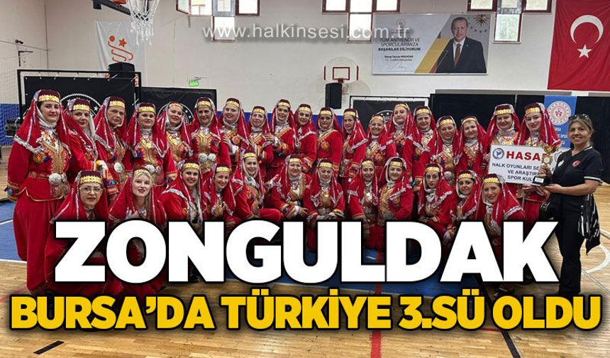 Zonguldak, Bursa'da Türkiye 3.sü oldu...