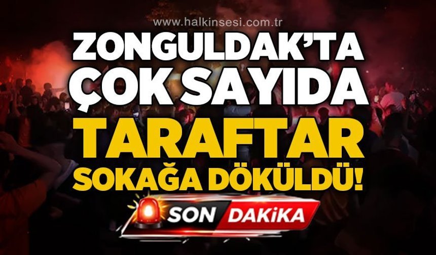 Zonguldak'ta çok sayıda vatandaş sokağa döküldü!