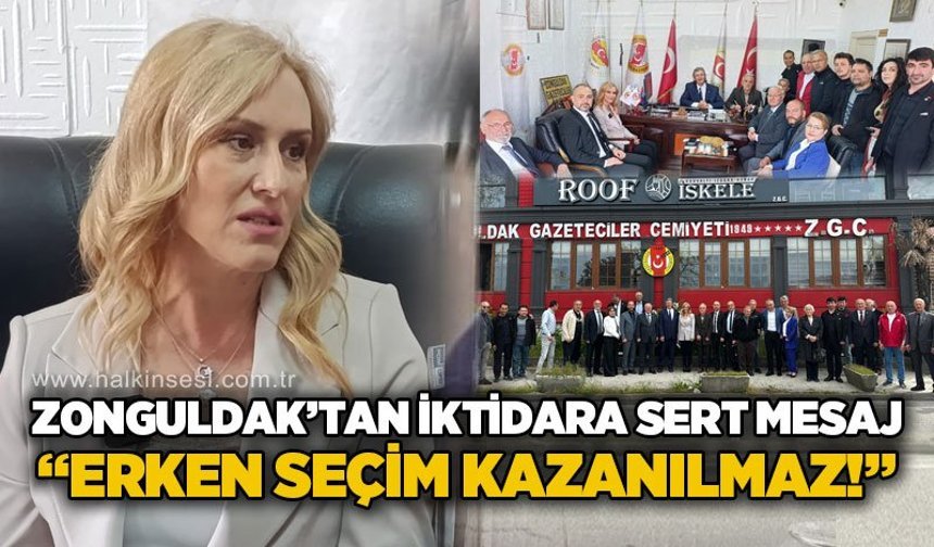 İYİ Partili Sayan’dan Zonguldak’ta erken seçim çağrısı