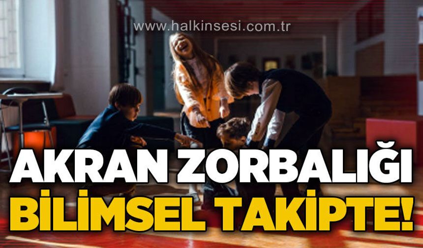 Akran zorbalığı bilimsel takipte!