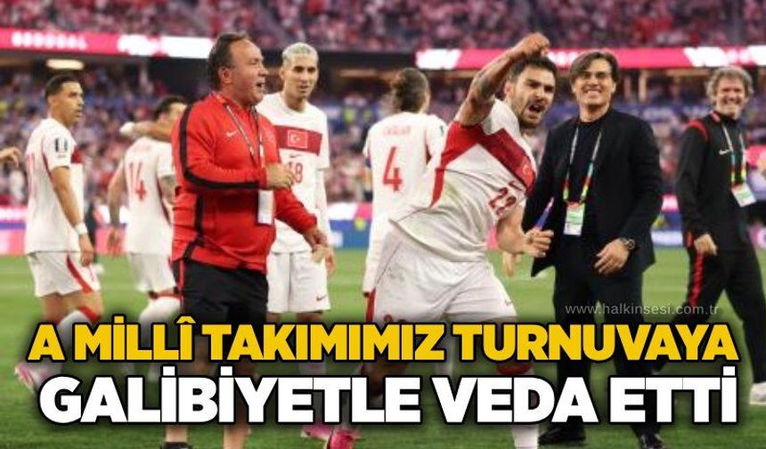 A Millî Takımımız turnuvaya galibiyetle veda etti
