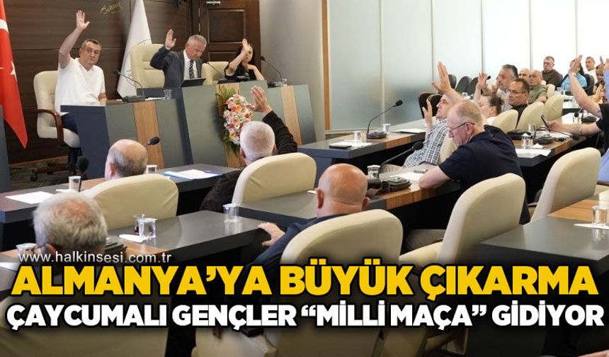 Almanya'ya 60 Kişilik Büyük Çıkarma: Çaycumalı Gençler "Milli Maça" Gidiyor