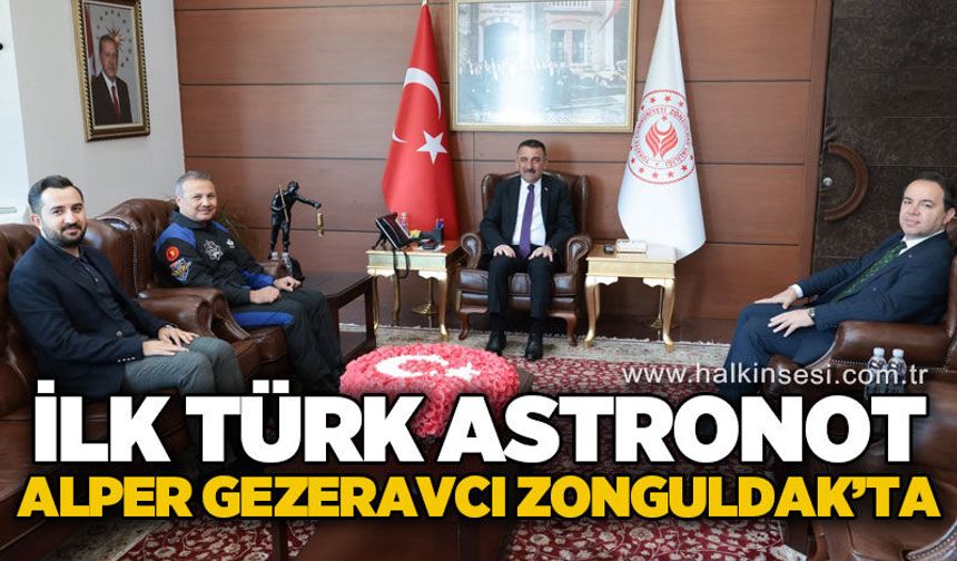 İlk Türk Astronot Alper Gezeravcı Zonguldak'ta
