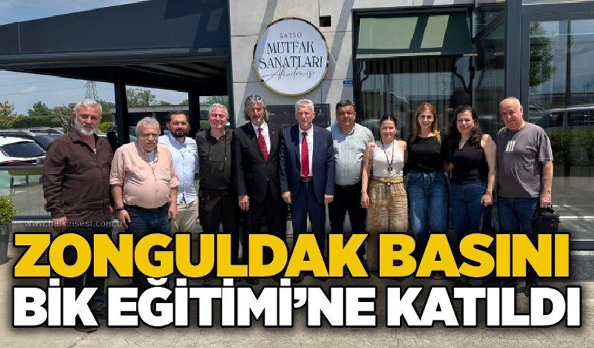 Zonguldak basını BİK Eğitimi’ne katıldı