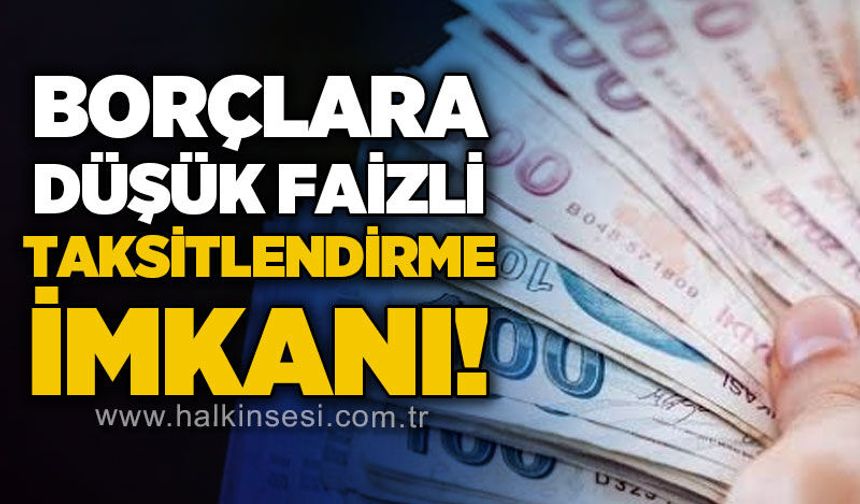 Vergi borçlarına düşük faizli taksitlendirme fırsatı: Başvurular 31 Ağustos'a kadar