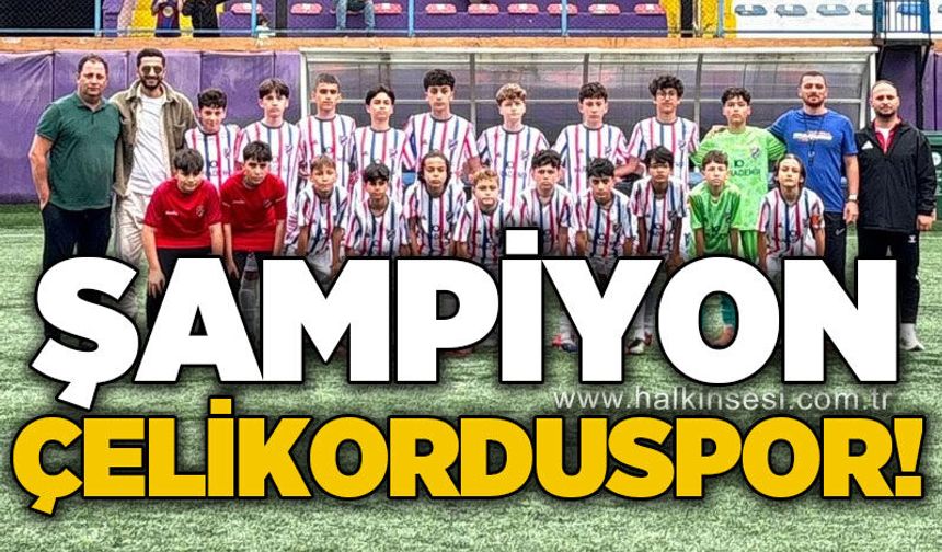Şampiyon Çelikorduspor!