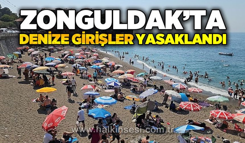 Zonguldak'ta denize girmek geçici olarak yasaklandı