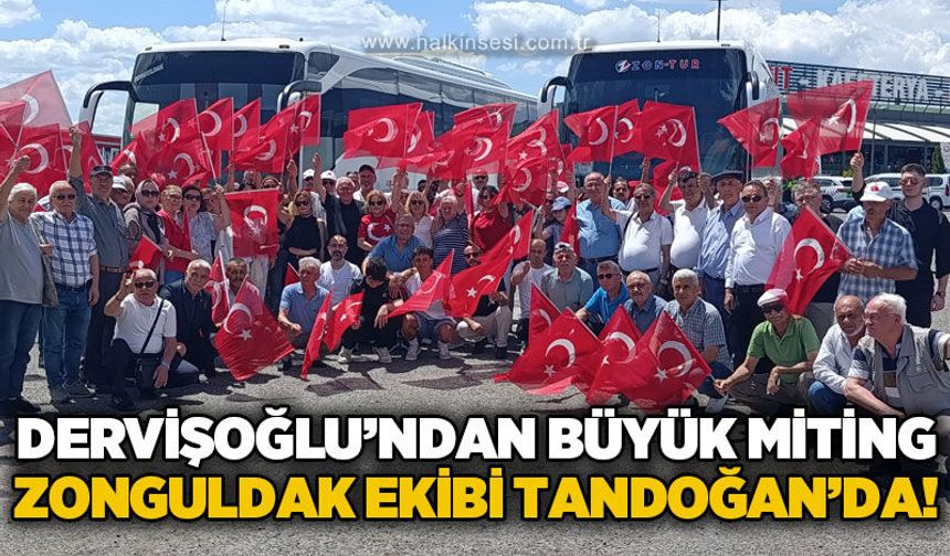 Tandoğan’da “Bayrak Açıyorum” Mitingi: Dervişoğlu’ndan Sert Mesajlar