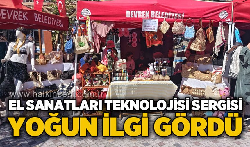 El Sanatları Teknolojisi sergisi yoğun ilgi gördü
