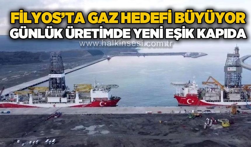 Filyos'ta gaz hedefi büyüyor: Günlük üretimde yeni eşik kapıda