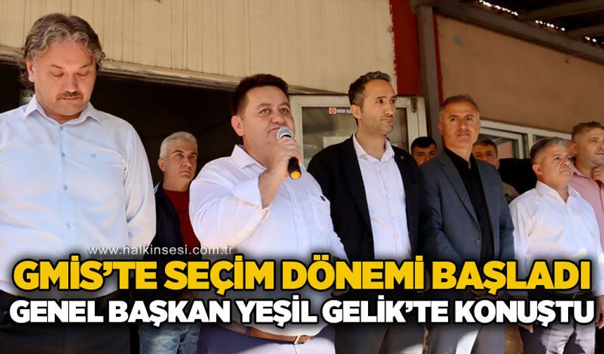 Genel Başkan Hakan Yeşil seçim bölgesinde konuştu