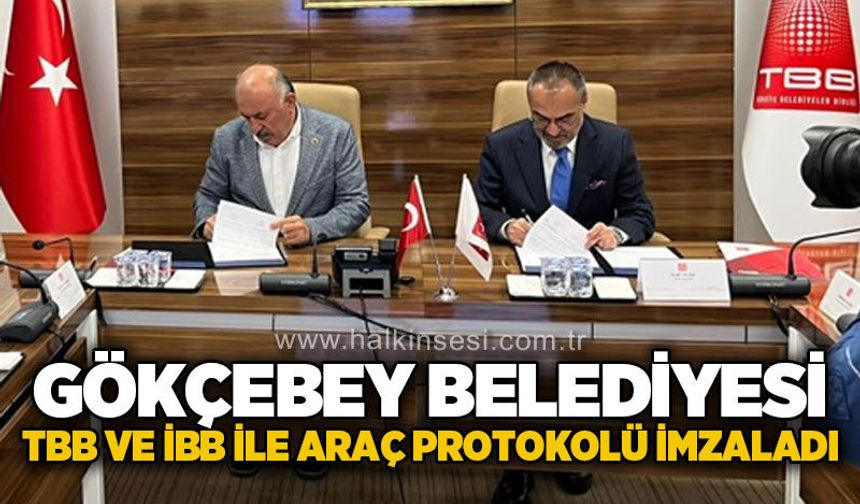 Gökçebey Belediyesi'nde TBB ve İBB'den araç ve iş makinesi desteği verilecek