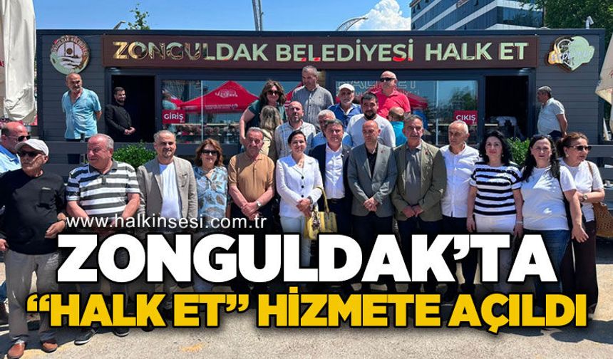 Zonguldak'ta "Halk Et" hizmete açıldı