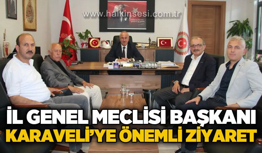 Önemli isimler İl Genel Meclisi'ni ziyaret etti