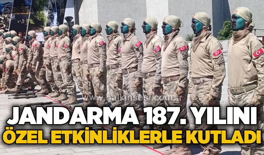 Zonguldak'ta Jandarma Teşkilatı'nın 187. Kuruluş Yıl Dönümü coşkusu!