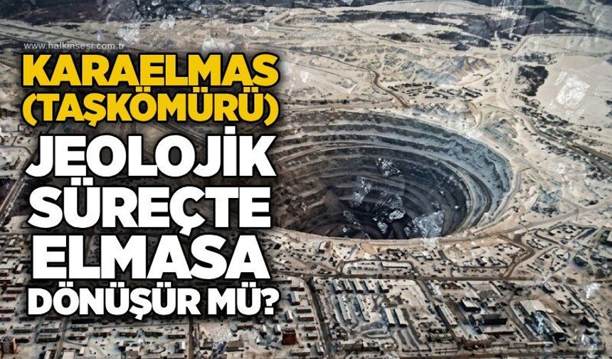 Karaelmas (Taş kömürü) jeolojik süreçte elmasa dönüşür mü?