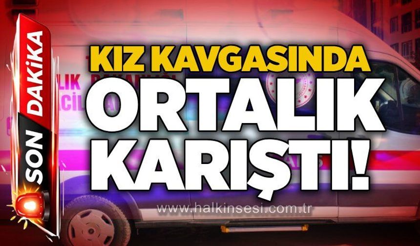 Kız kavgasında ortalık karıştı!
