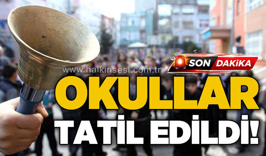 Okullar 12 Haziran'da tatil edilecek