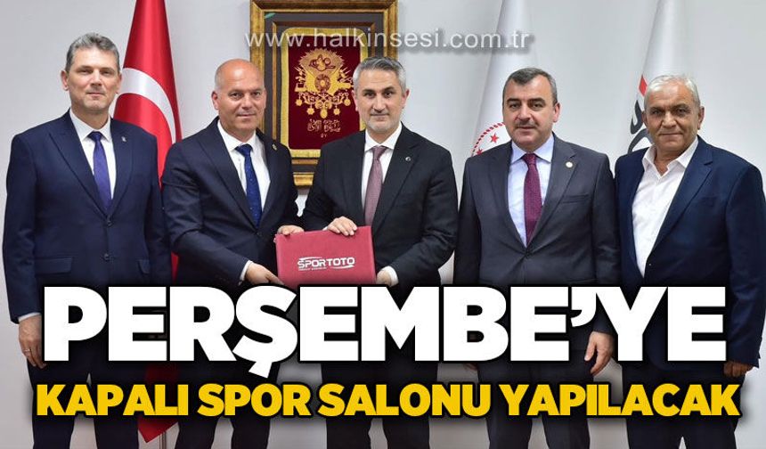 Perşembe Beldesi'ne kapalı spor salonu müjdesi