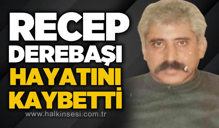 Recep Derebaşı hayatını kaybetti