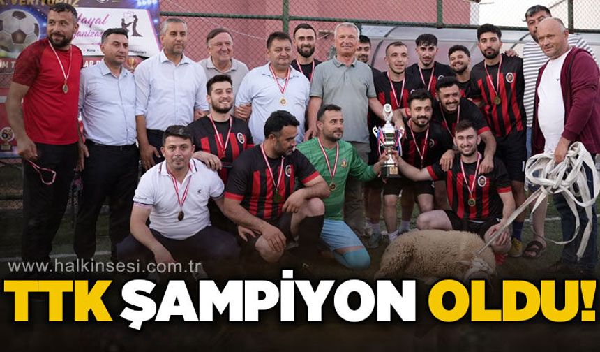 Çaycuma'da futbol şöleni sona erdi: Şampiyon TTK oldu!