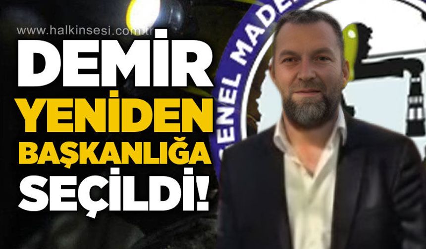 Ümit Demir yeniden başkanlığa seçildi