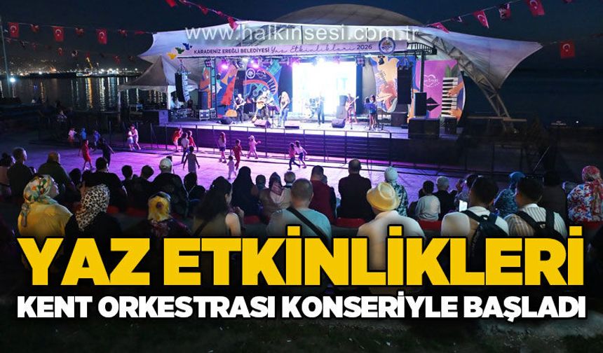 Yaz etkinlikleri Kent Orkestrası konseriyle başladı