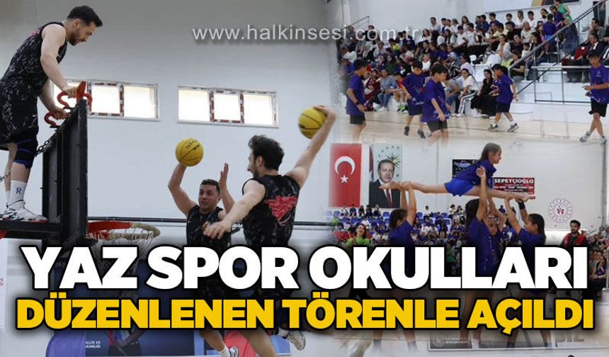 Kozlu'da GSB Yaz Spor Okulları açıldı: 21 branşta eğitim başlayacak