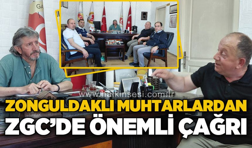 Zonguldaklı muhtarlardan ZGC'de önemli çağrı: Bu tarih son şansınız, kaçırmayın!