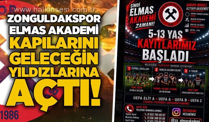Zonguldakspor Elmas Akademi kapılarını geleceğin yıldızlarına açtı!..