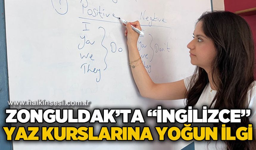 Zonguldak'ta "İngilizce"ye yoğun ilgi: Yaz kurslarına kayıtlar başladı
