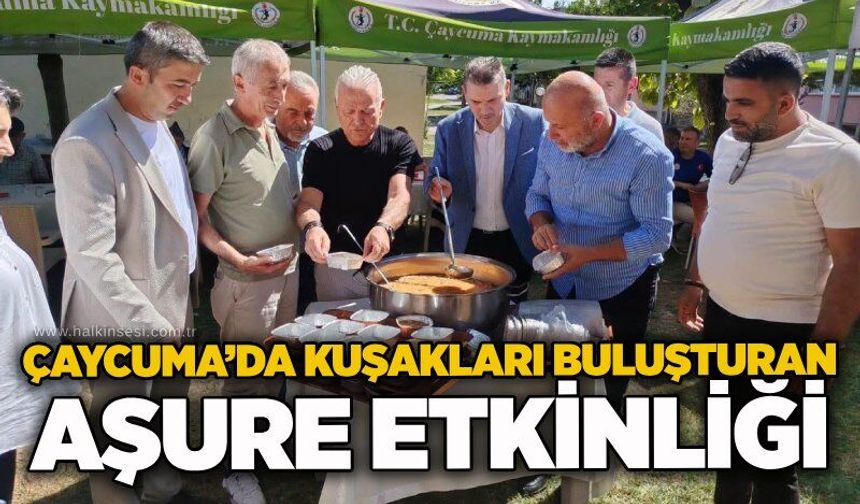 Çaycuma’da kuşakları buluşturan aşure etkinliği
