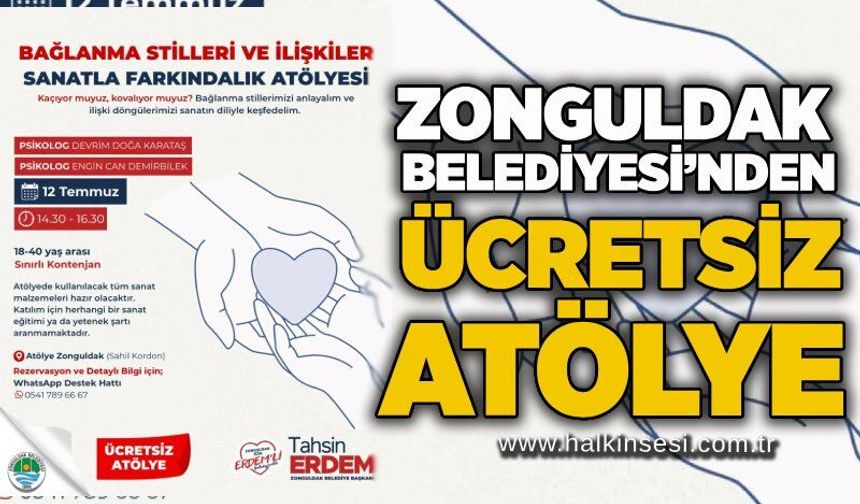 Zonguldak Belediyesi’nden ücretsiz atölye