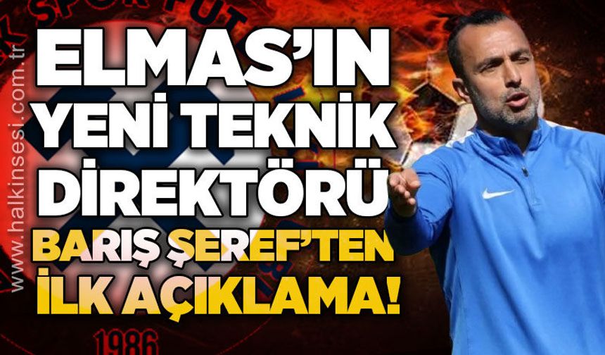 Zonguldakspor'un yeni teknik direktörü Barış Şeref'ten ilk açıklama